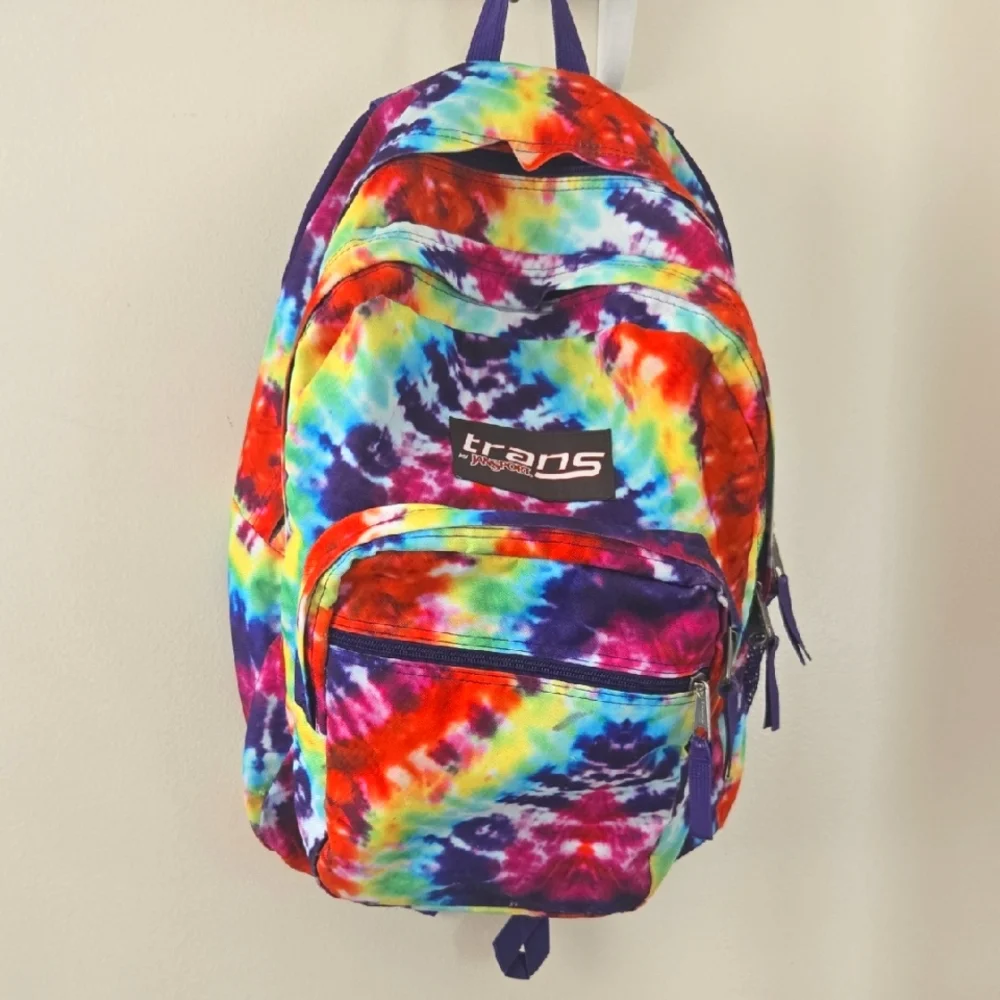 Jan-Sport TransTie-Dye Multi-Compartment Zipper Backpack